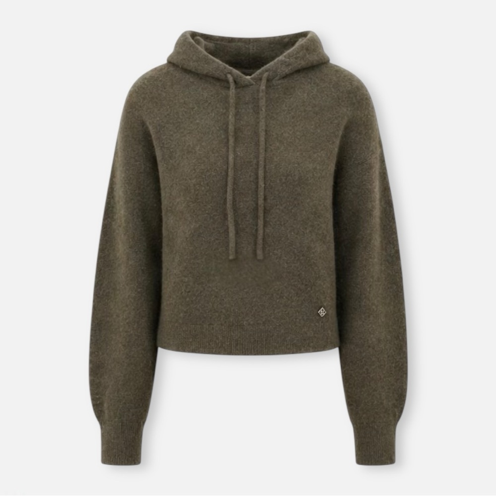 Sandro Cashmere Hooded Sweater